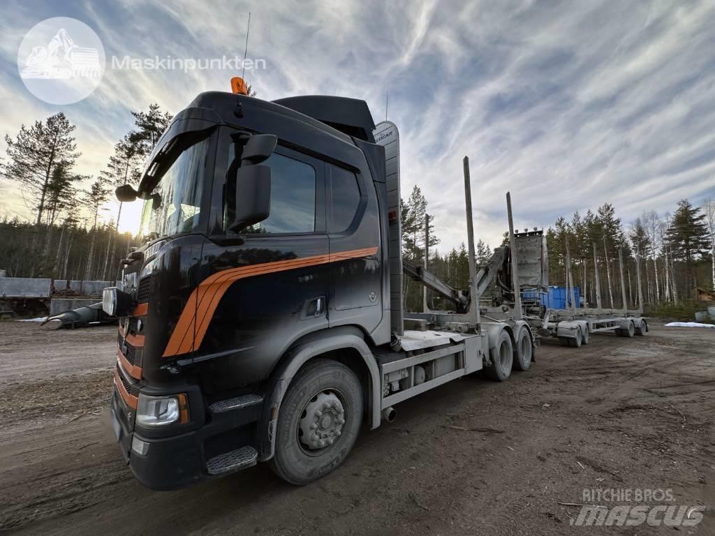 Scania R 650 Ekipage Camiões de transporte de troncos