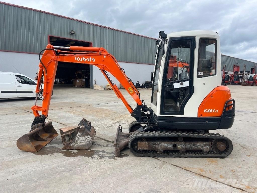 Kubota KX 61-3 Mini Escavadoras <7t