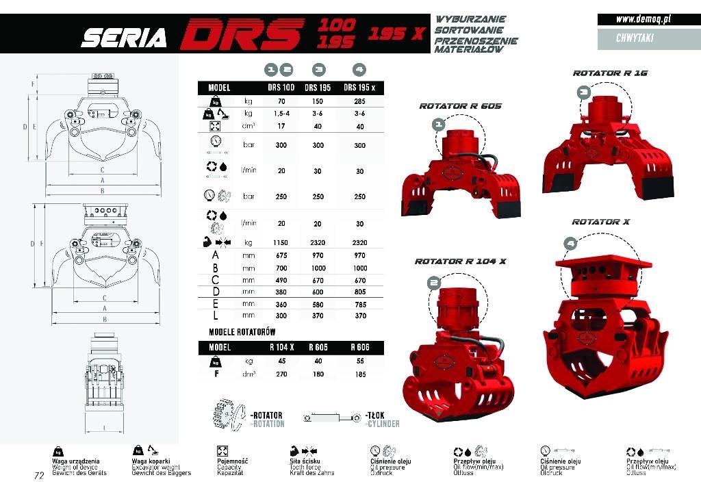  DEMOQ DSR1300 Garras