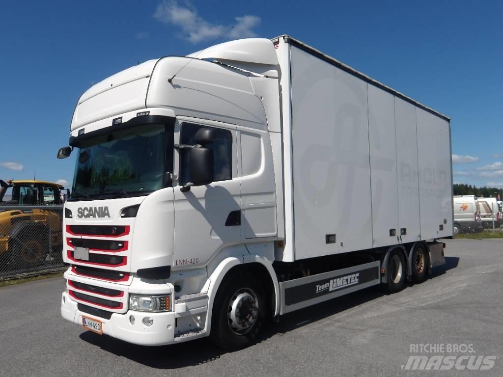 Scania R490 6x2 Camiões de caixa fechada