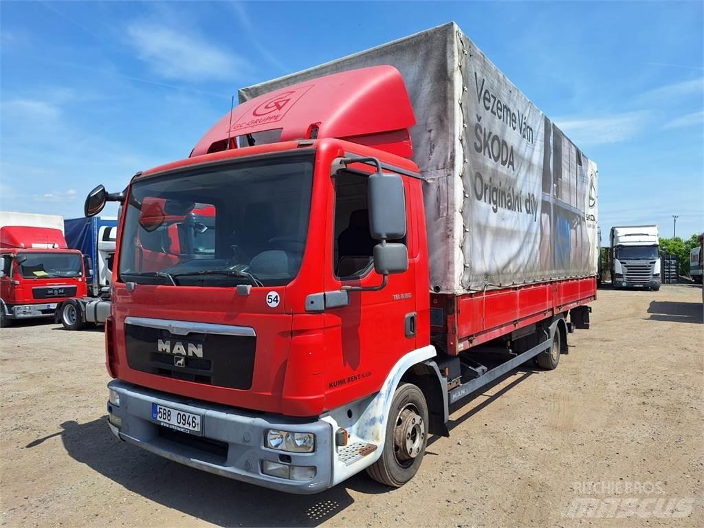MAN TGL 8.180 Camiões estrado/caixa aberta