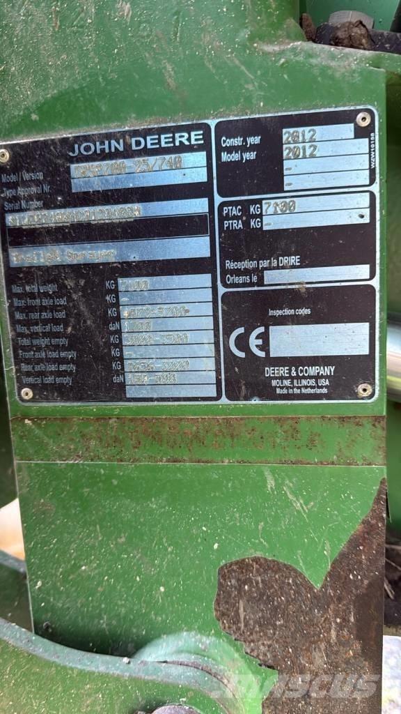 John Deere 740 i Pulverizadores rebocados