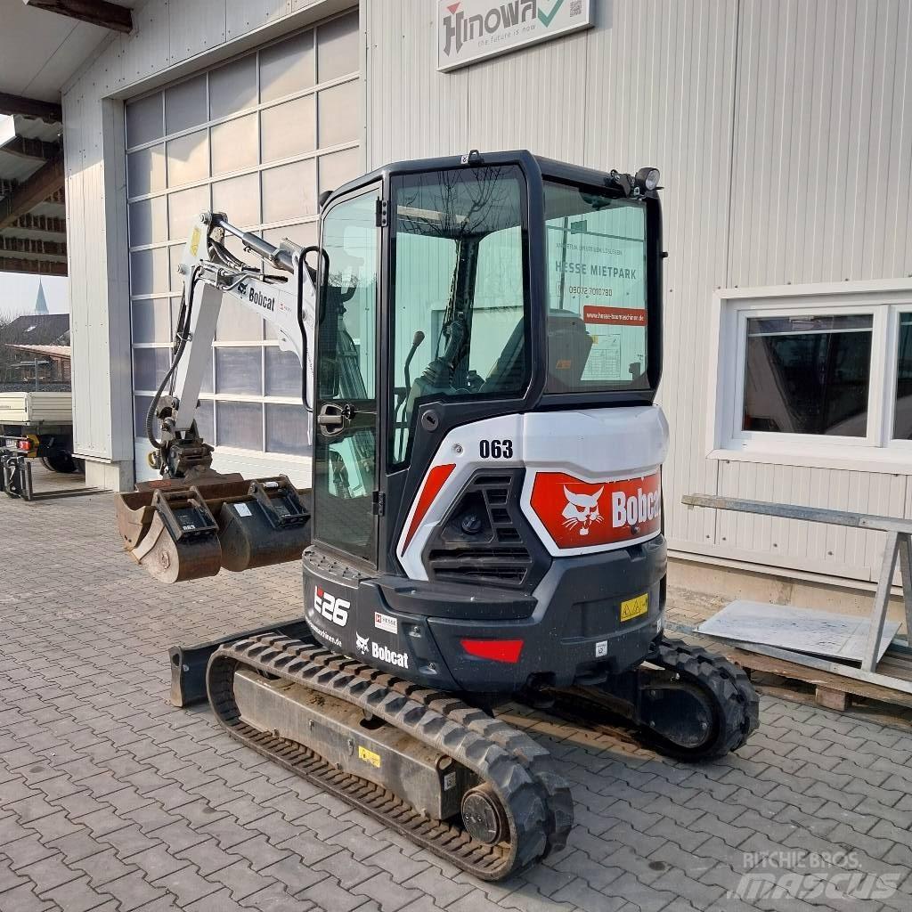 Bobcat E 26 Kabine Mini Escavadoras <7t