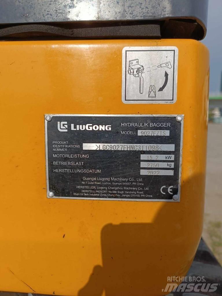 LiuGong 9027 FZTS Mini Escavadoras <7t