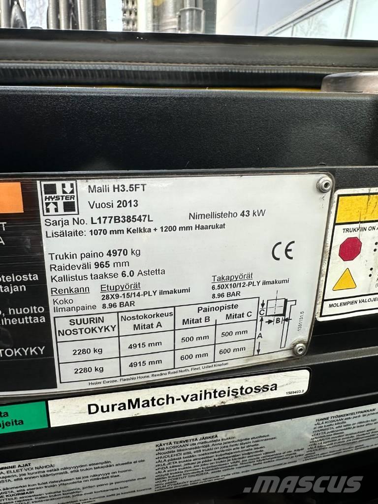 Hyster H 35 FT Empilhadores Diesel