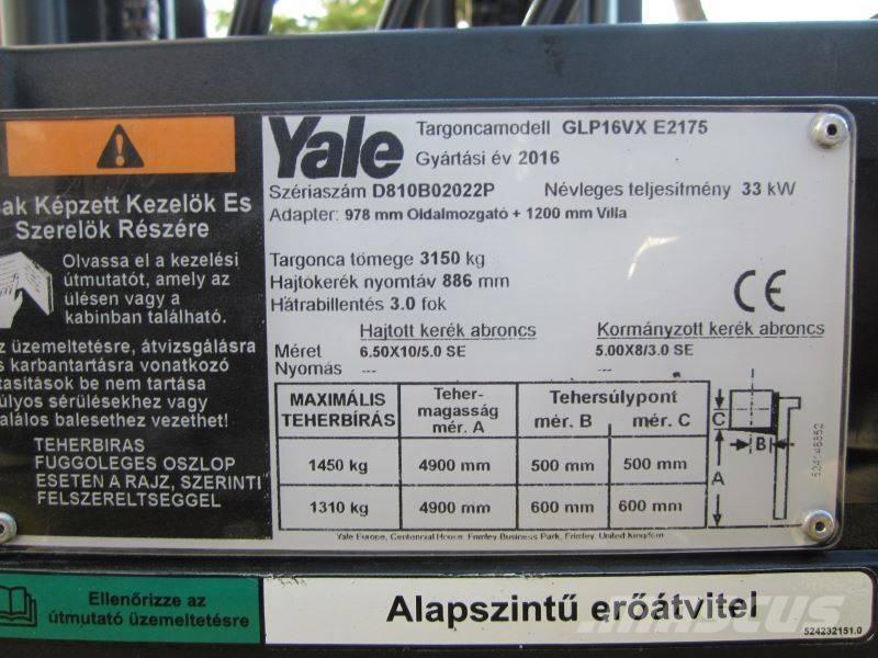 Yale GLP 16 VX Empilhadores a gás