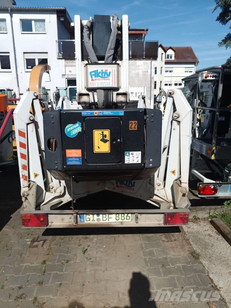 Dino 210 XT Plataformas aéreas montadas em atrelados