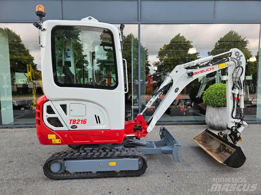 Takeuchi TB 216 Mini Escavadoras <7t