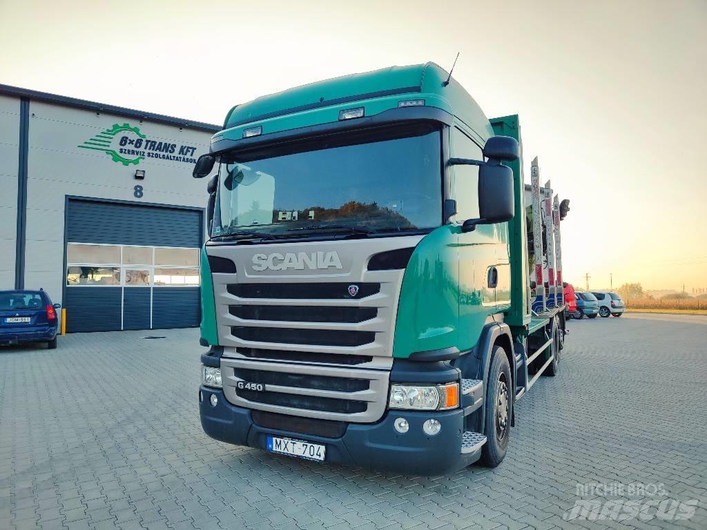 Scania G 450 Camiões de transporte de troncos
