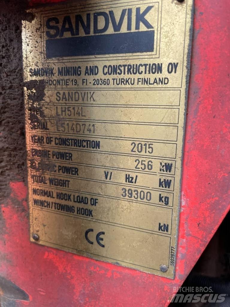 Sandvik LH 514 Carregadoras subterrâneas