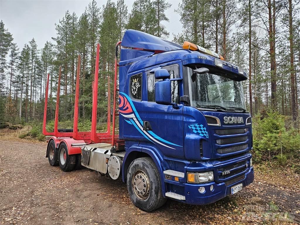 Scania R 730 Camiões de transporte de troncos