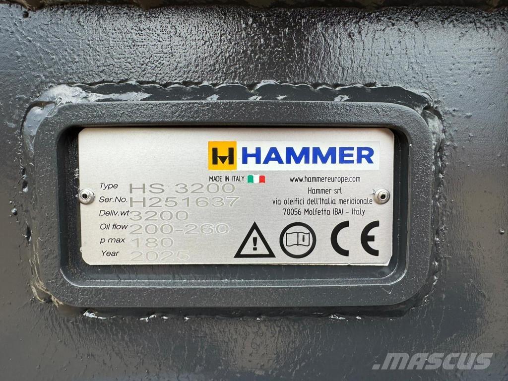 Hammer HS3200 Martelos Hidráulicos
