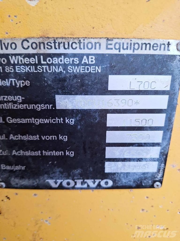 Volvo L 70 C Pás carregadoras de rodas