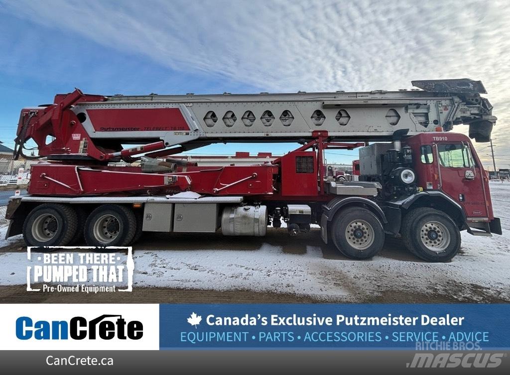 Putzmeister TB110 Camiões bomba Betão