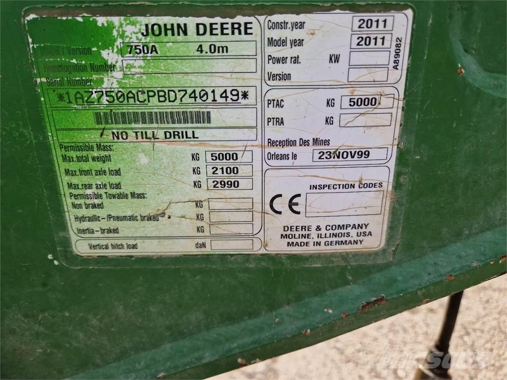 John Deere 750 A Perfuradoras combinadas