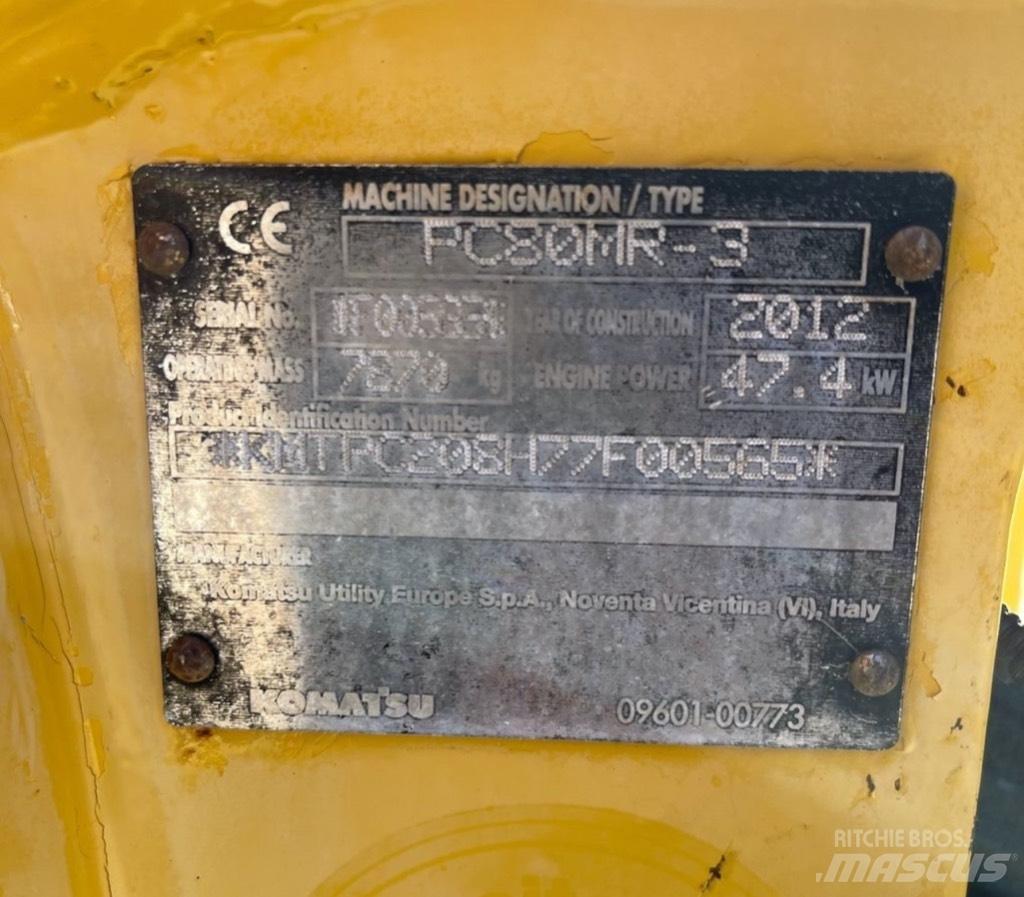 Komatsu PC 80 MR-3 Escavadoras Midi 7t - 12t