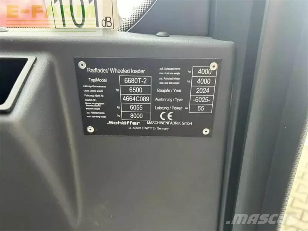 Schäffer 6680 t-2 Mini Escavadoras <7t