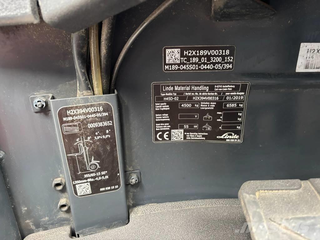 Linde H45D-02 EVO Empilhadores Diesel