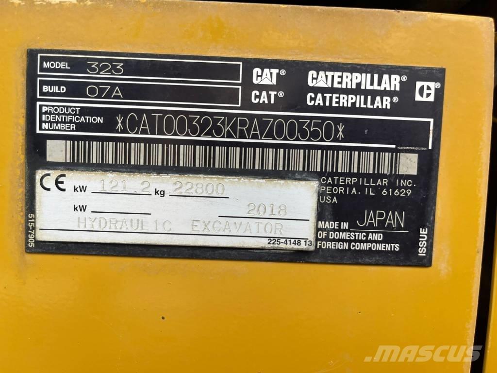 CAT 323 07A Escavadoras de rastos
