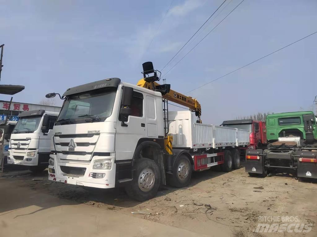 Howo 375 8X4 Camiões grua
