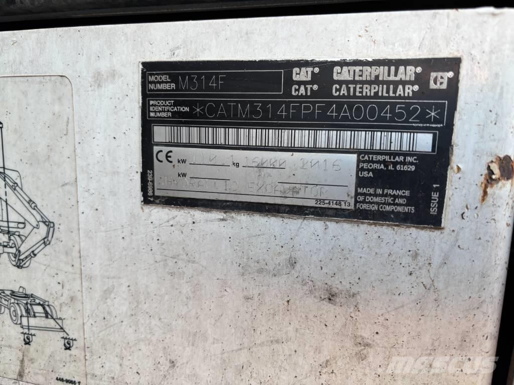 CAT m314f Escavadoras de rodas