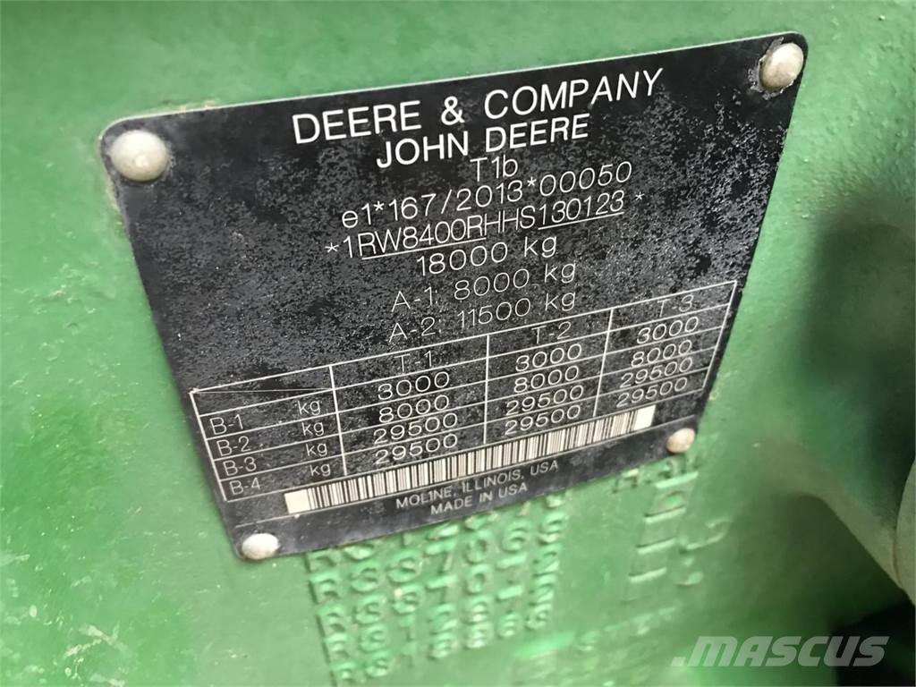 John Deere 8400R Tratores Agrícolas usados