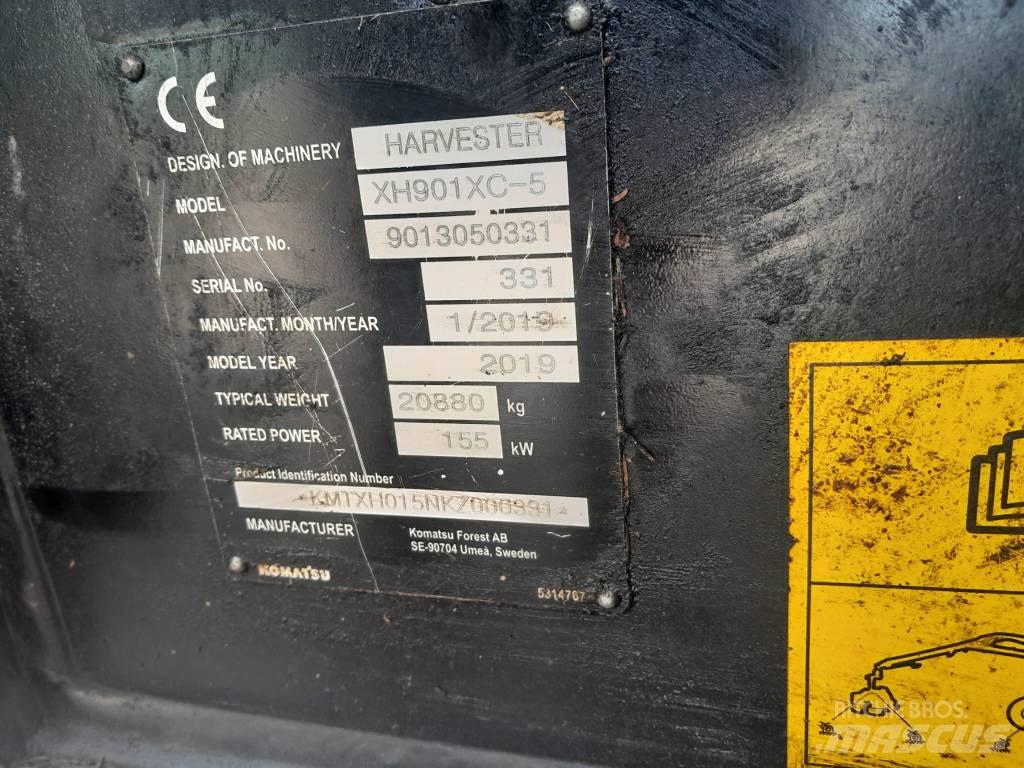 Komatsu 901 XC Processadores florestais