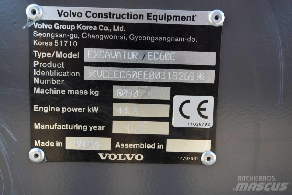 Volvo EC 60 E Mini Escavadoras <7t