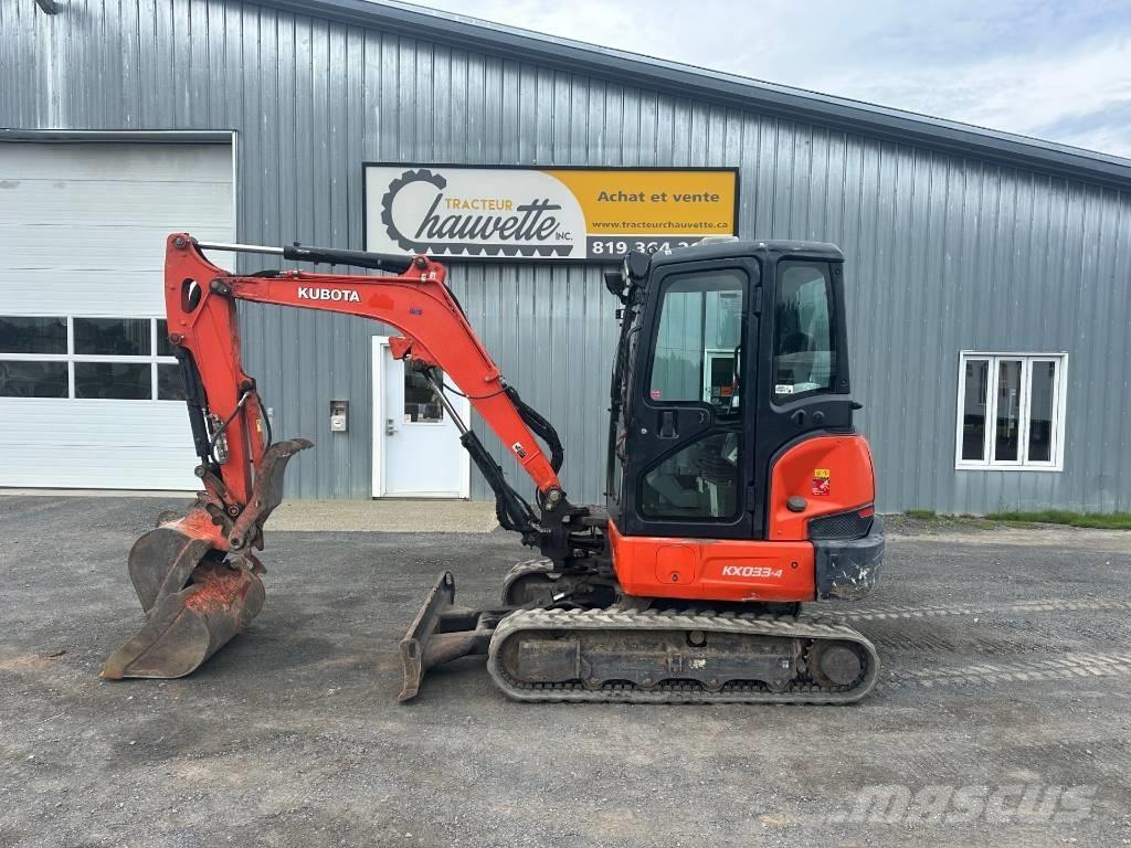 Kubota KX 033-4 Mini Escavadoras <7t