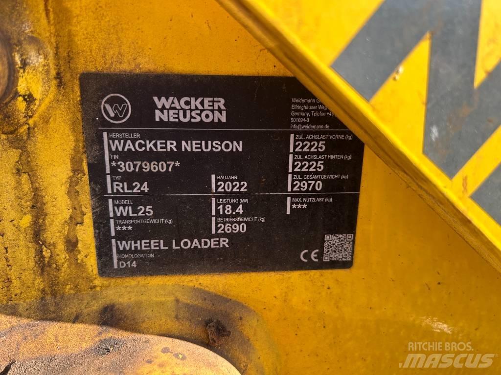 Wacker Neuson WL 25 Pás carregadoras de rodas