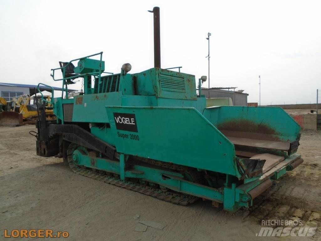 Vögele Super 2000 Pavimentadoras de asfalto