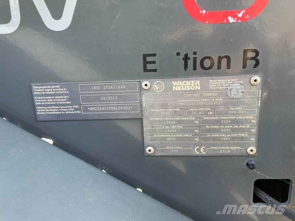 Wacker Neuson DV 90 Dumpers de obras