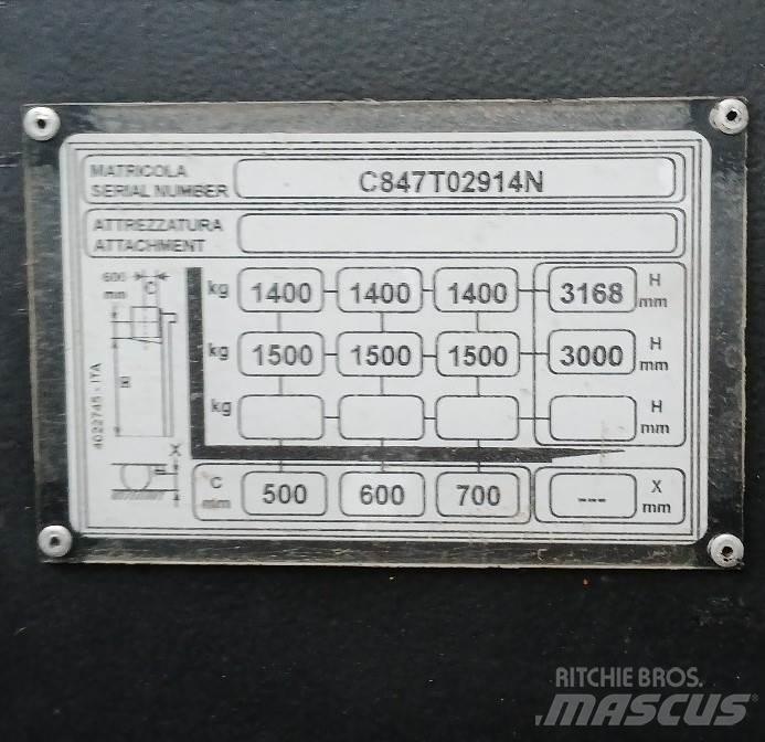 Yale MS15XSL Empilhador para operador externo