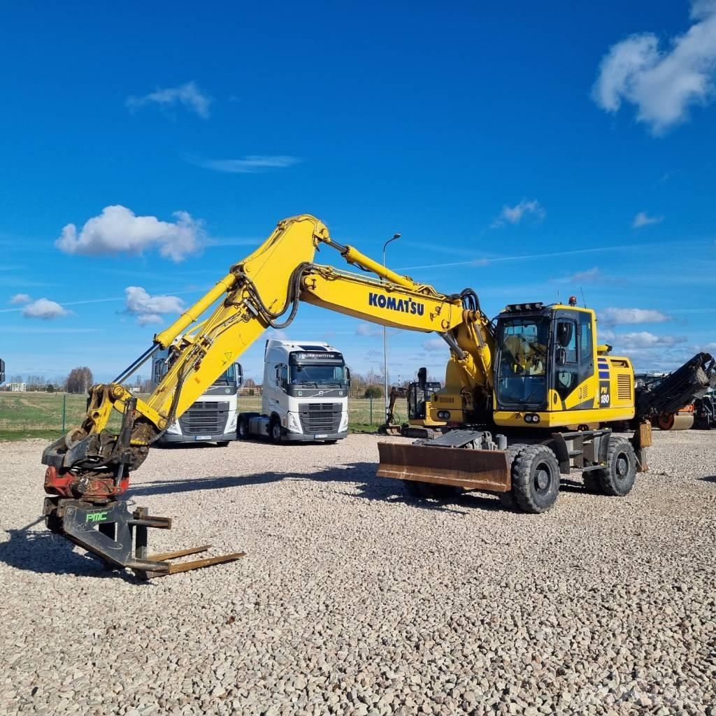 Komatsu PW180 - 11E0 Escavadoras de rodas