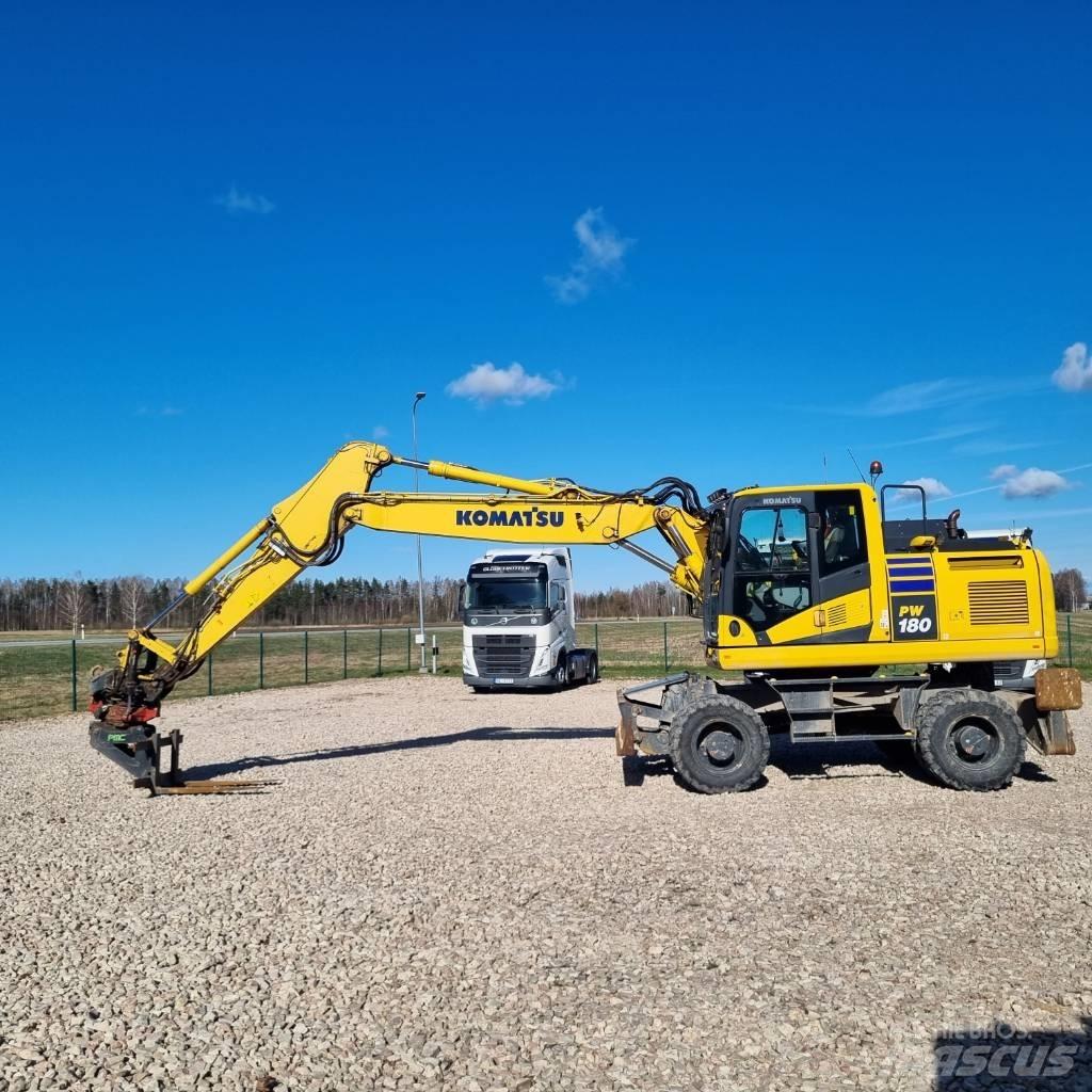 Komatsu PW180 - 11E0 Escavadoras de rodas