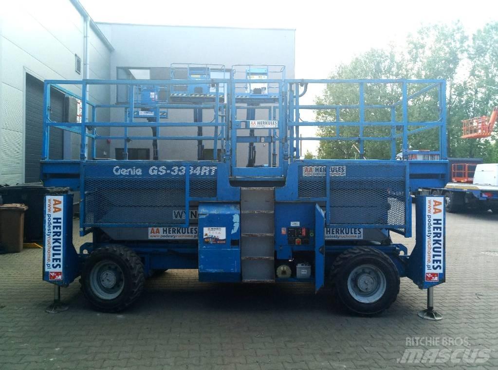 Genie 3384 RT Elevadores de tesoura