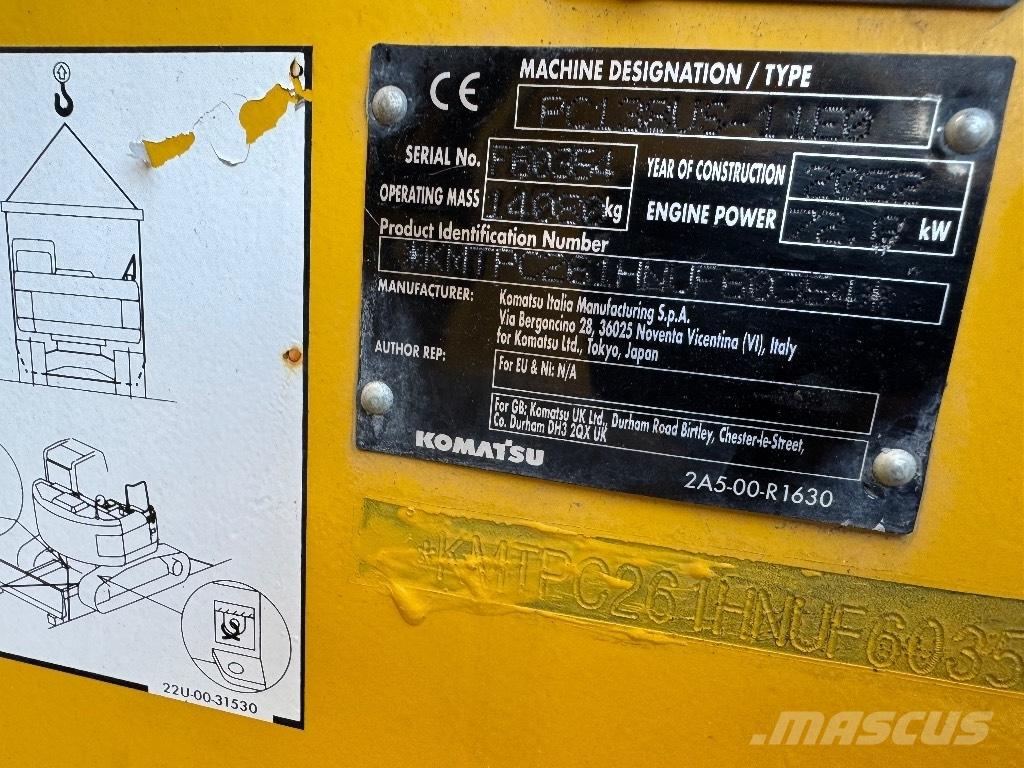 Komatsu PC 138 US-11 Escavadoras de rastos