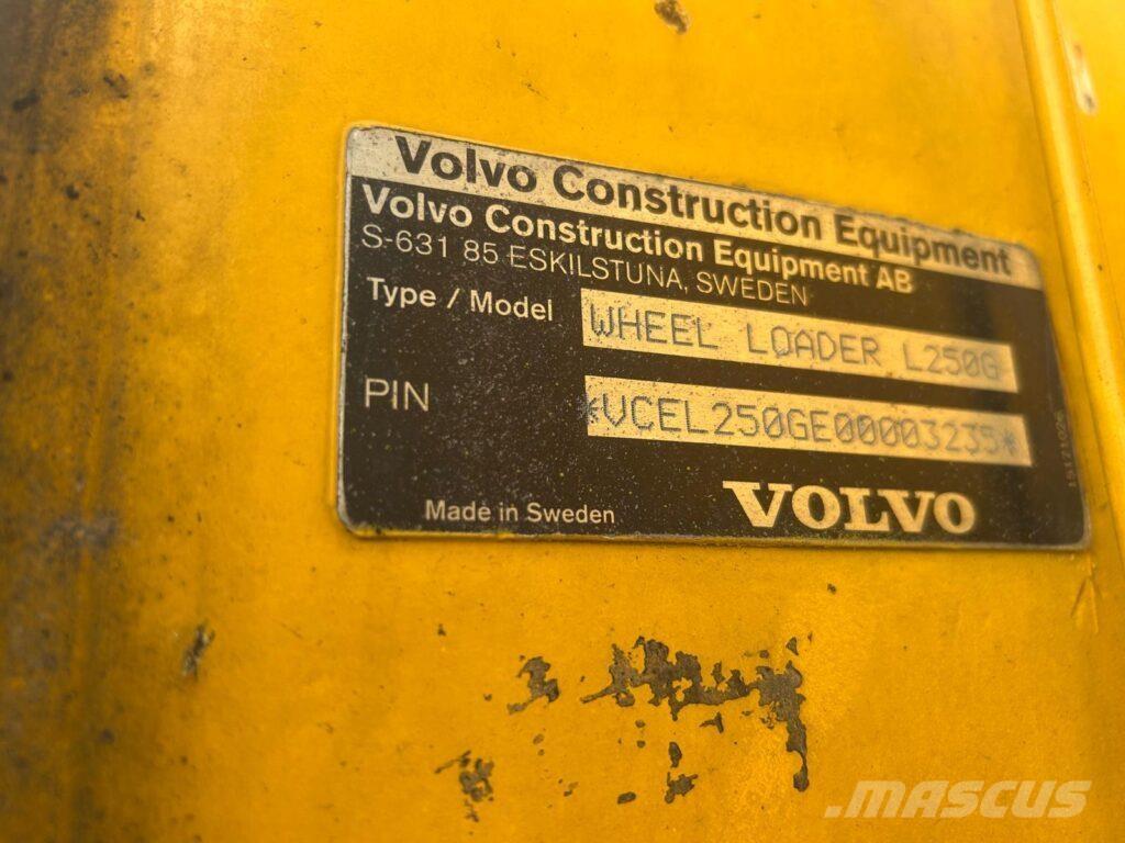 Volvo L250G Pás carregadoras de rodas