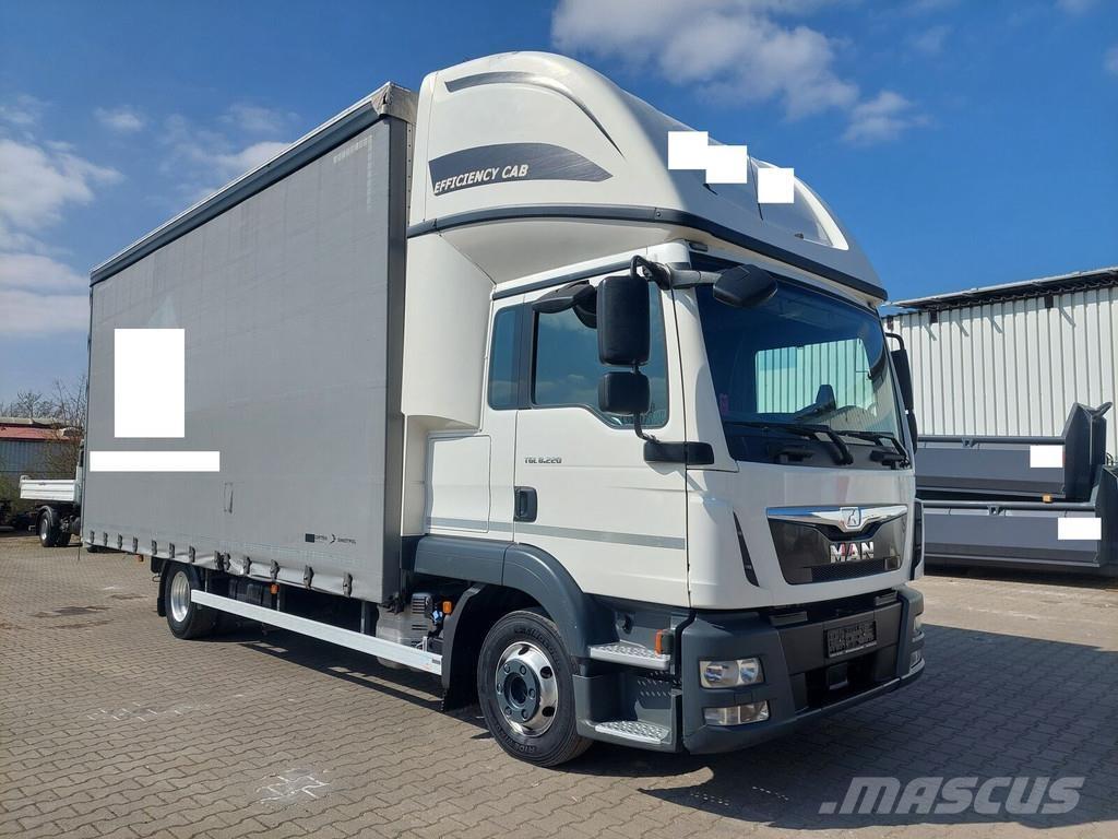MAN TGL 8.220 Camiões caixa cortinas laterais