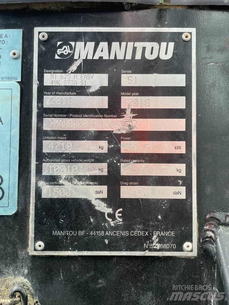 Manitou MT 625 H Manipuladores telescópicos