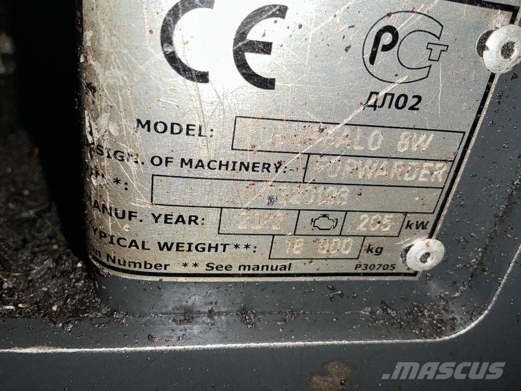 Ponsse BUFFALO+ 8W Forwarders florestais