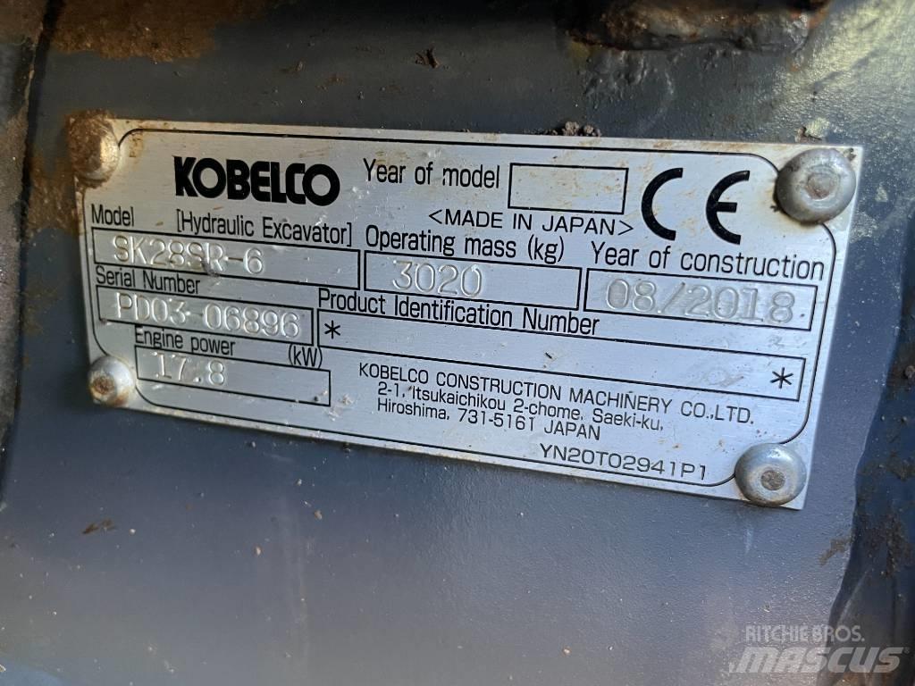 Kobelco SK 28 SR Mini Escavadoras <7t