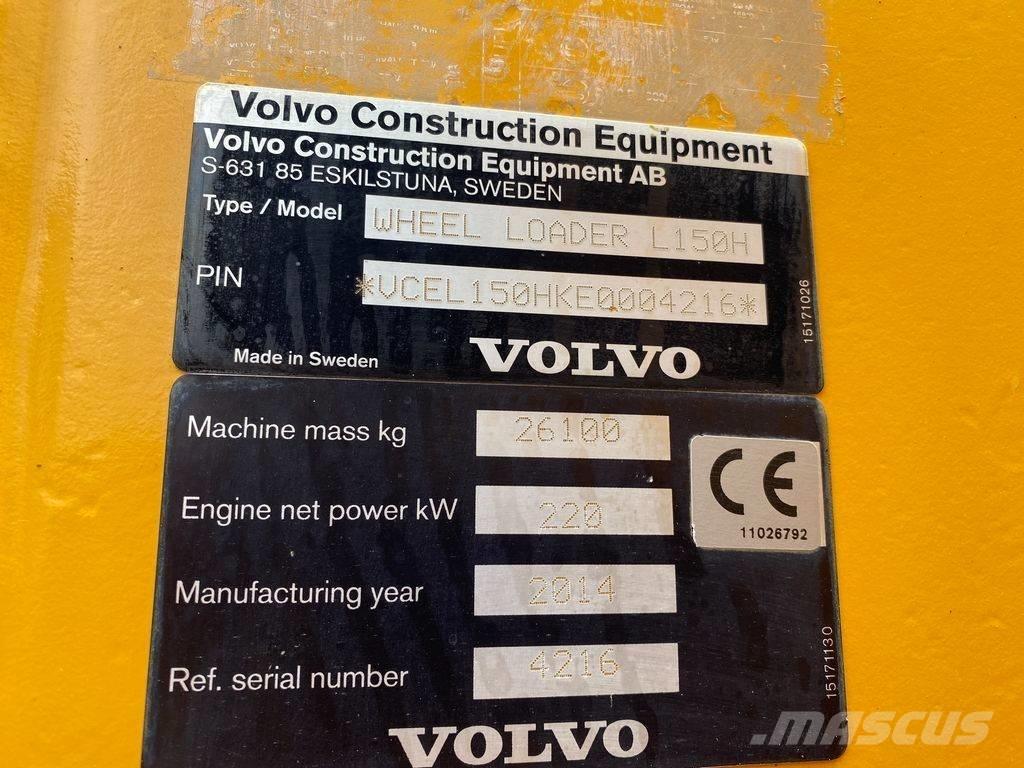 Volvo L 150 H Pás carregadoras de rodas