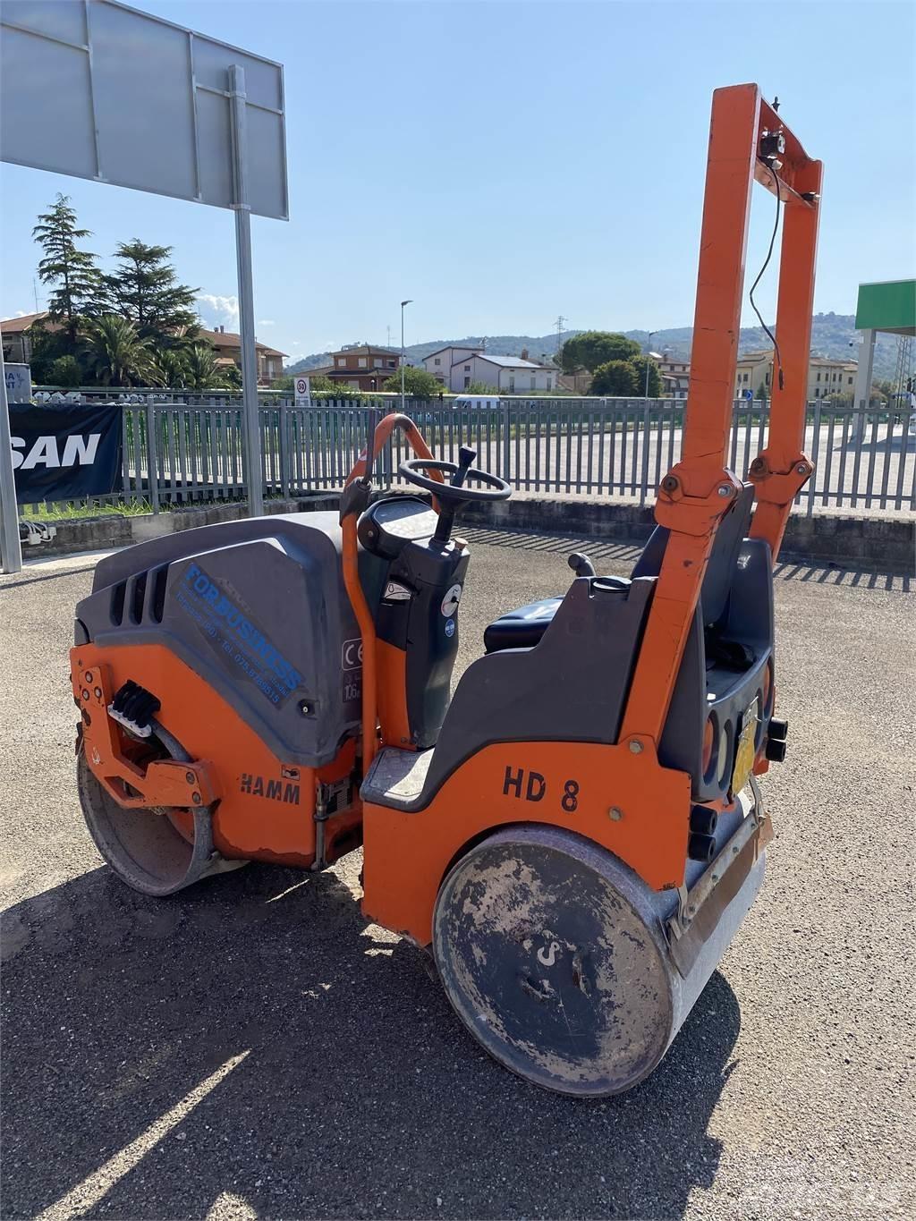 Hamm HD 8 Cilindros Compactadores tandem