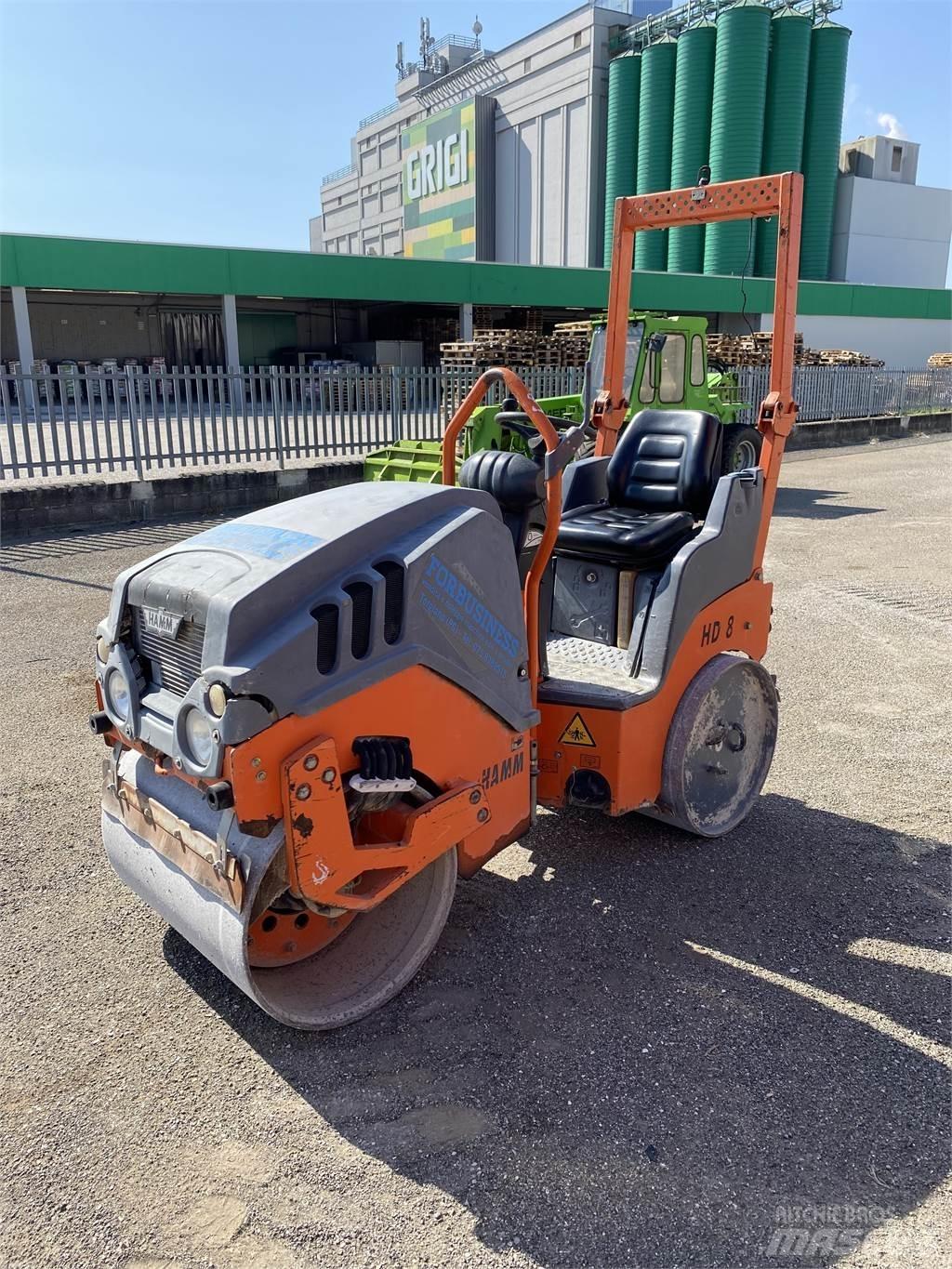 Hamm HD 8 Cilindros Compactadores tandem