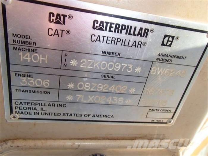 CAT 140 H Motoniveladoras