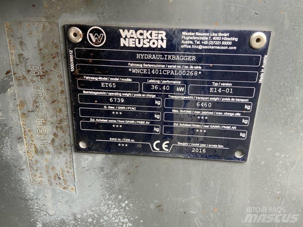 Wacker Neuson ET65 Escavadoras de rastos