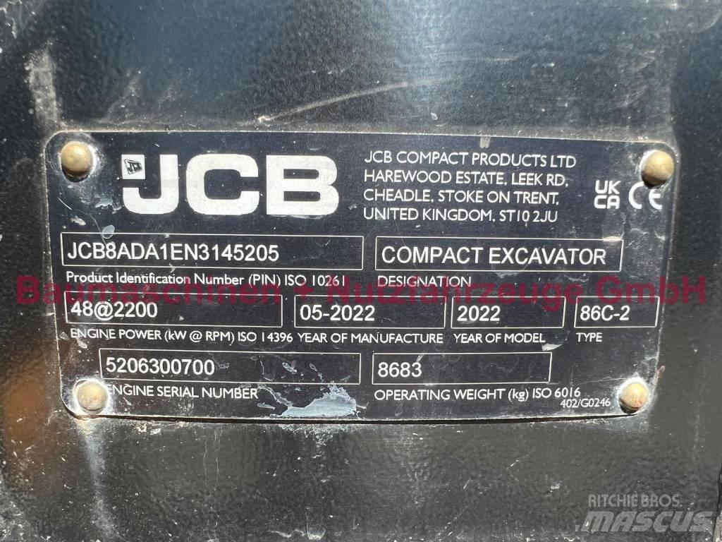 JCB 86C-2 Mono -Demo- Escavadoras Midi 7t - 12t