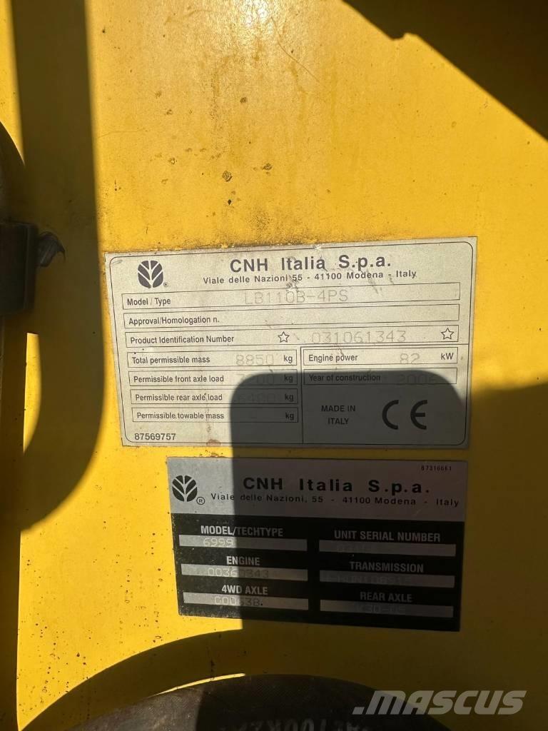 New Holland LB 110 B Eixos