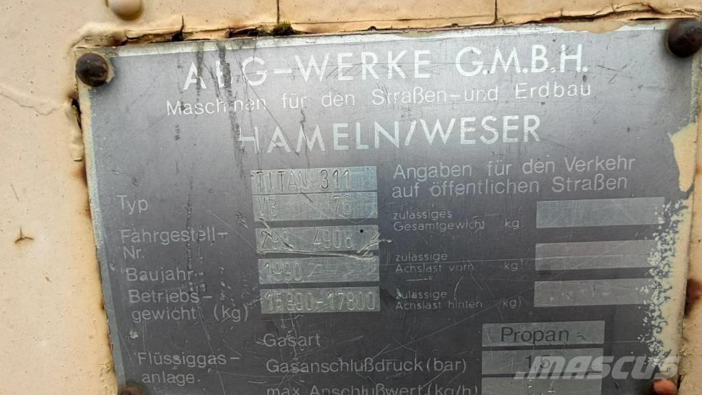 ABG Titan 311 Pavimentadoras de asfalto